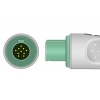Kabel kompletny EKG do Hellige, 3 odprowadzenia, klamra, wtyk 10 pin